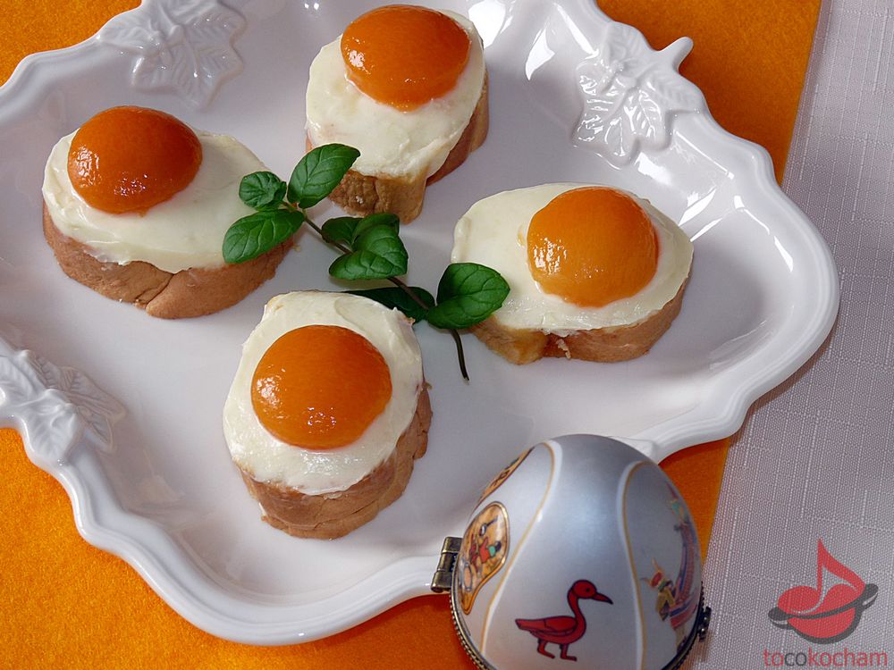 Roladki biszkoptowe a la jajko tocokocham.com