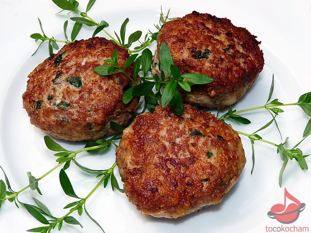 Mielone kotleciki indycze z fetą tocokocham.com