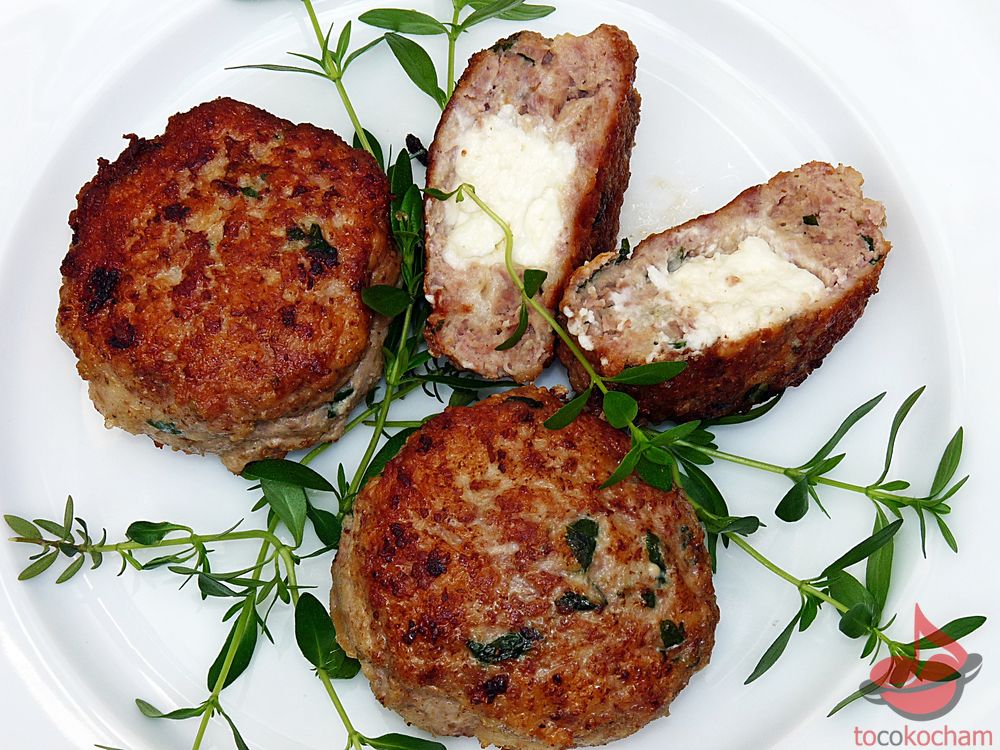 Mielone kotleciki indycze z fetą tocokocham.com