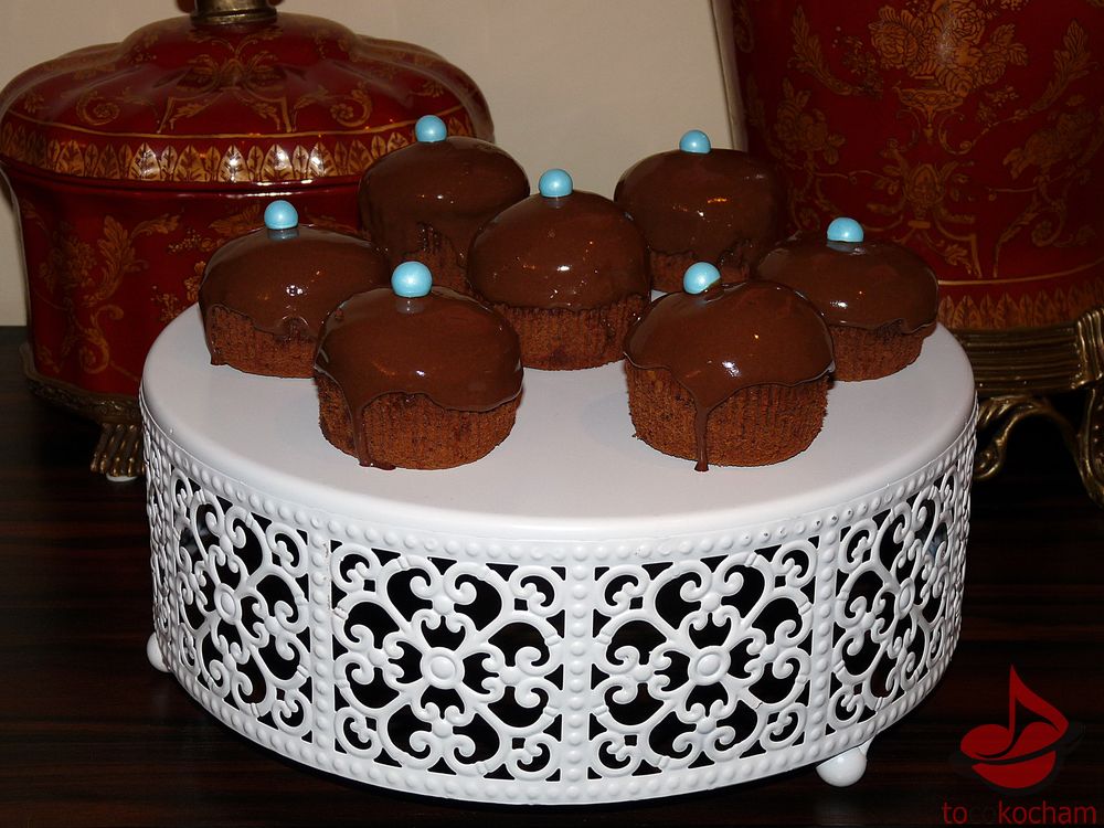 Muffinki z kremem czekoladowym tocokocham.com