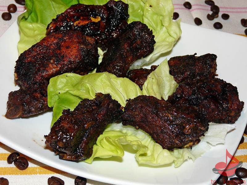Żeberka w kawowej marynacie tocokocham.com