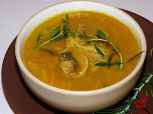 Zupa pieczarkowa curry tocokocham.com