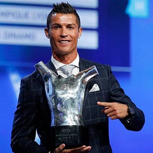 Cristiano Ronaldo UEFA best player 2016