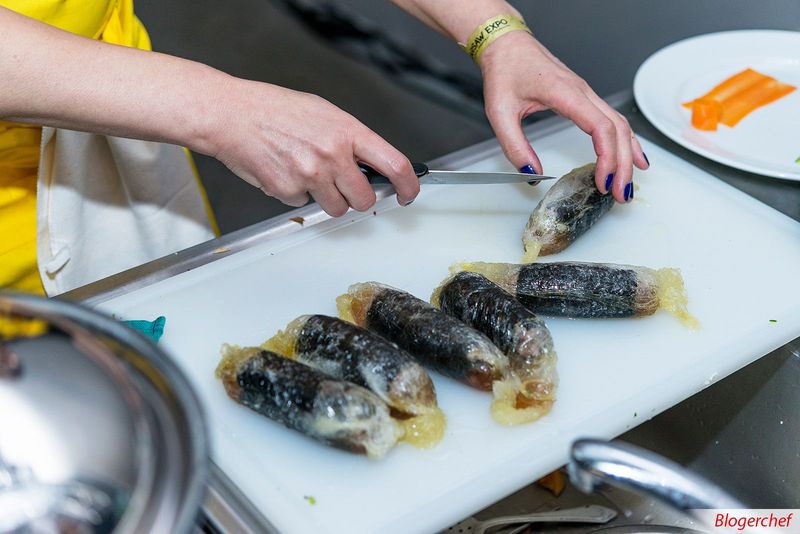 Futomaki z indyka w sosie imbirowo-śliwkowym tocokocham.com