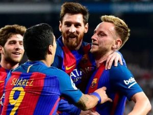 Real Barcelona 2-3 hiszpańska la liga 2016/2017